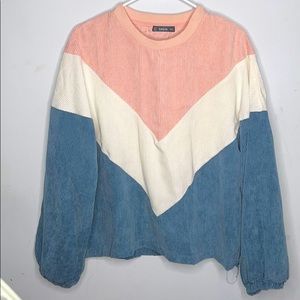 Retro oversized sweater